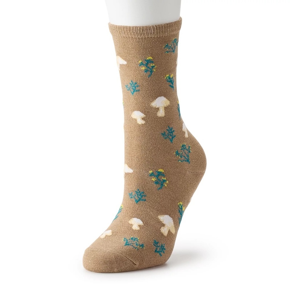 Mush Crew Socks, Neutral, NWT